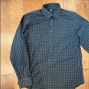 Calvin Klein slim fit button up sz L black